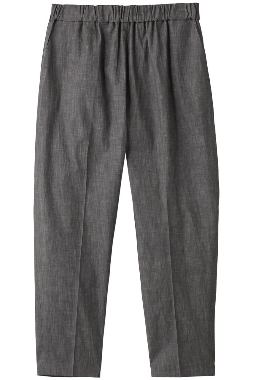 【ミズイロ インド/mizuiro ind】のchambray center press PT パンツ インテリア・キッズ・メンズ・レディースファッション・服の通販 founy(ファニー) 　ファッション　Fashion　レディースファッション　Fashion for Women　パンツ　Pants & Trousers　シャンブレー　Chambray, Denim-Like Fabric　センター　Center, Center Line　c.gray|ID: prp329100004605824 ipo3291000000032820386
