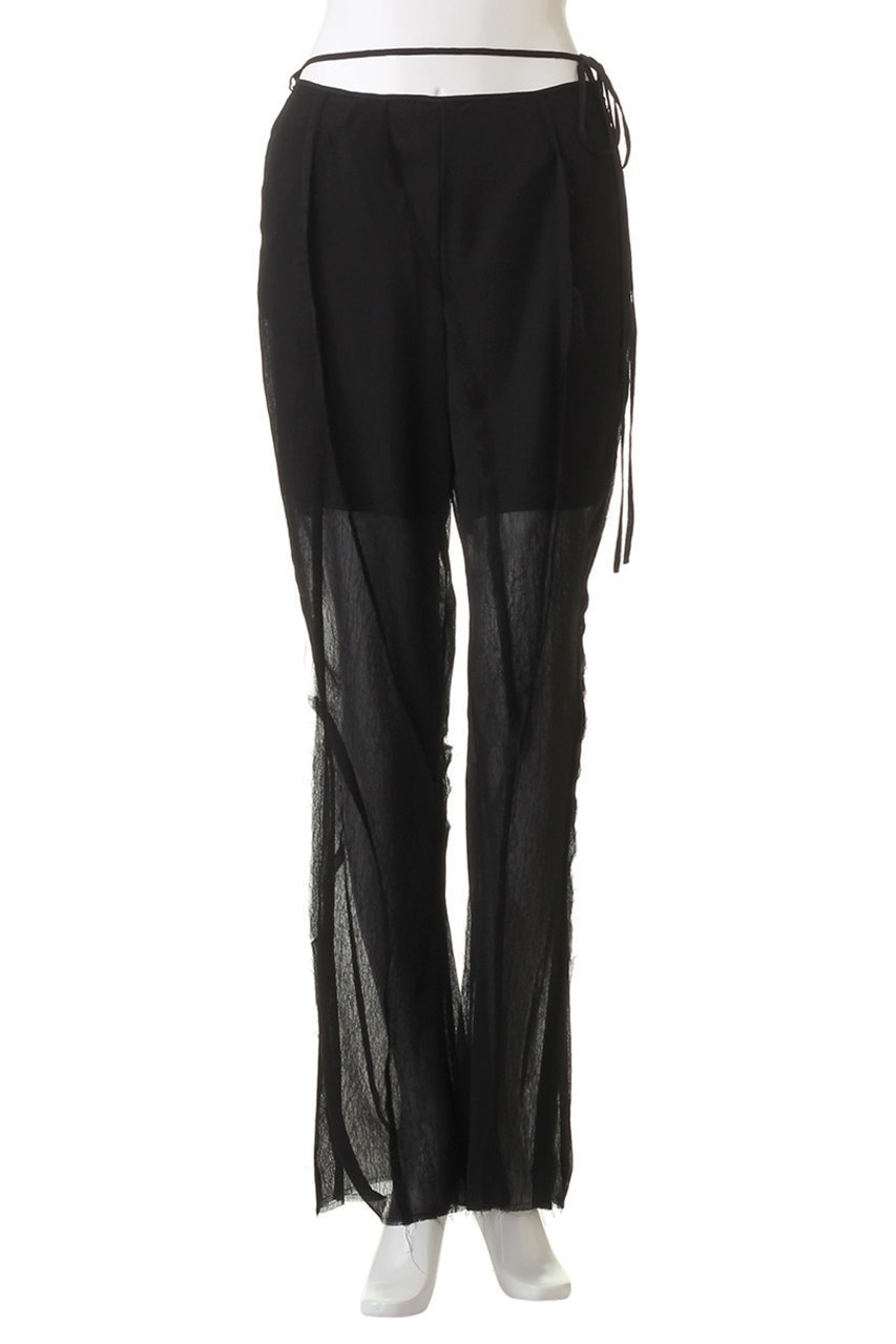 【プランク プロジェクト/PRANK PROJECT】のシースルーアウトシームフレアパンツ / See-Through Outseam Flare Pants 人気、トレンドファッション・服の通販 founy(ファニー) 　ファッション　Fashion　レディースファッション　Fashion for Women　パンツ　Pants & Trousers　シアー　Sheer, See-Through　シフォン　Chiffon, Lightweight Fabric　バランス　Balance, Style Balance　ランダム　Random, Irregular　切替　Switching, Contrast Panel　夏　Summer　other-2|ID: prp329100004605830 ipo3291000000035056116