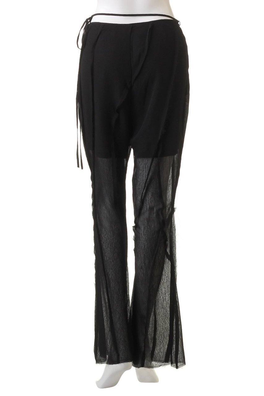 【プランク プロジェクト/PRANK PROJECT】のシースルーアウトシームフレアパンツ / See-Through Outseam Flare Pants 人気、トレンドファッション・服の通販 founy(ファニー) 　ファッション　Fashion　レディースファッション　Fashion for Women　パンツ　Pants & Trousers　シアー　Sheer, See-Through　シフォン　Chiffon, Lightweight Fabric　バランス　Balance, Style Balance　ランダム　Random, Irregular　切替　Switching, Contrast Panel　夏　Summer　other-4|ID: prp329100004605830 ipo3291000000035056118