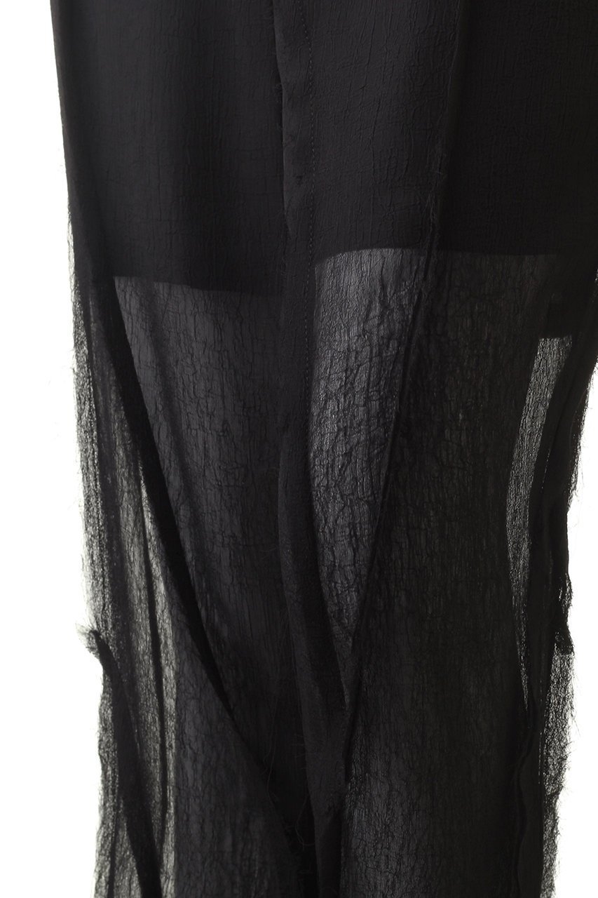 【プランク プロジェクト/PRANK PROJECT】のシースルーアウトシームフレアパンツ / See-Through Outseam Flare Pants 人気、トレンドファッション・服の通販 founy(ファニー) 　ファッション　Fashion　レディースファッション　Fashion for Women　パンツ　Pants & Trousers　シアー　Sheer, See-Through　シフォン　Chiffon, Lightweight Fabric　バランス　Balance, Style Balance　ランダム　Random, Irregular　切替　Switching, Contrast Panel　夏　Summer　other-6|ID: prp329100004605830 ipo3291000000035056120