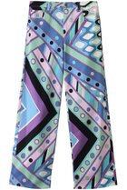 【プッチ/PUCCI】のプリントパンツ 人気、トレンドファッション・服の通販 founy(ファニー) ファッション Fashion レディースファッション Fashion for Women パンツ Pants & Trousers エレガント 上品 Elegant シンプル Simple, Minimal ストレート Straight, Straight Cut パーティ Party, Party Style ファブリック Fabric, Textile プリント Print, Printed Pattern ワイド Wide, Wide Fit thumbnail ブルー×ホワイト|ID: prp329100004605832 ipo3291000000032820633