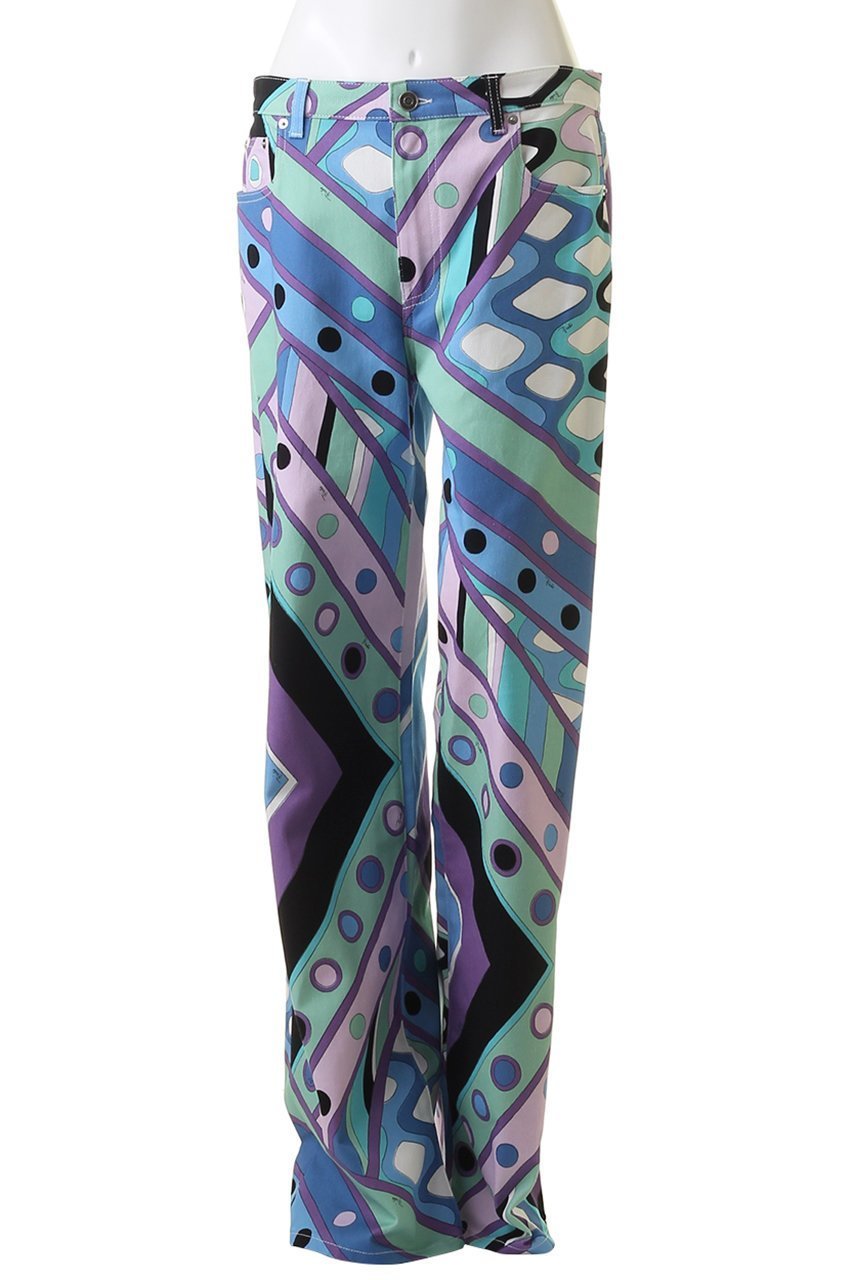 【プッチ/PUCCI】のプリントパンツ 人気、トレンドファッション・服の通販 founy(ファニー) 　ファッション　Fashion　レディースファッション　Fashion for Women　パンツ　Pants & Trousers　エレガント 上品　Elegant　シンプル　Simple, Minimal　ストレート　Straight, Straight Cut　パーティ　Party, Party Style　ファブリック　Fabric, Textile　プリント　Print, Printed Pattern　ワイド　Wide, Wide Fit　other-2|ID: prp329100004605832 ipo3291000000032820634