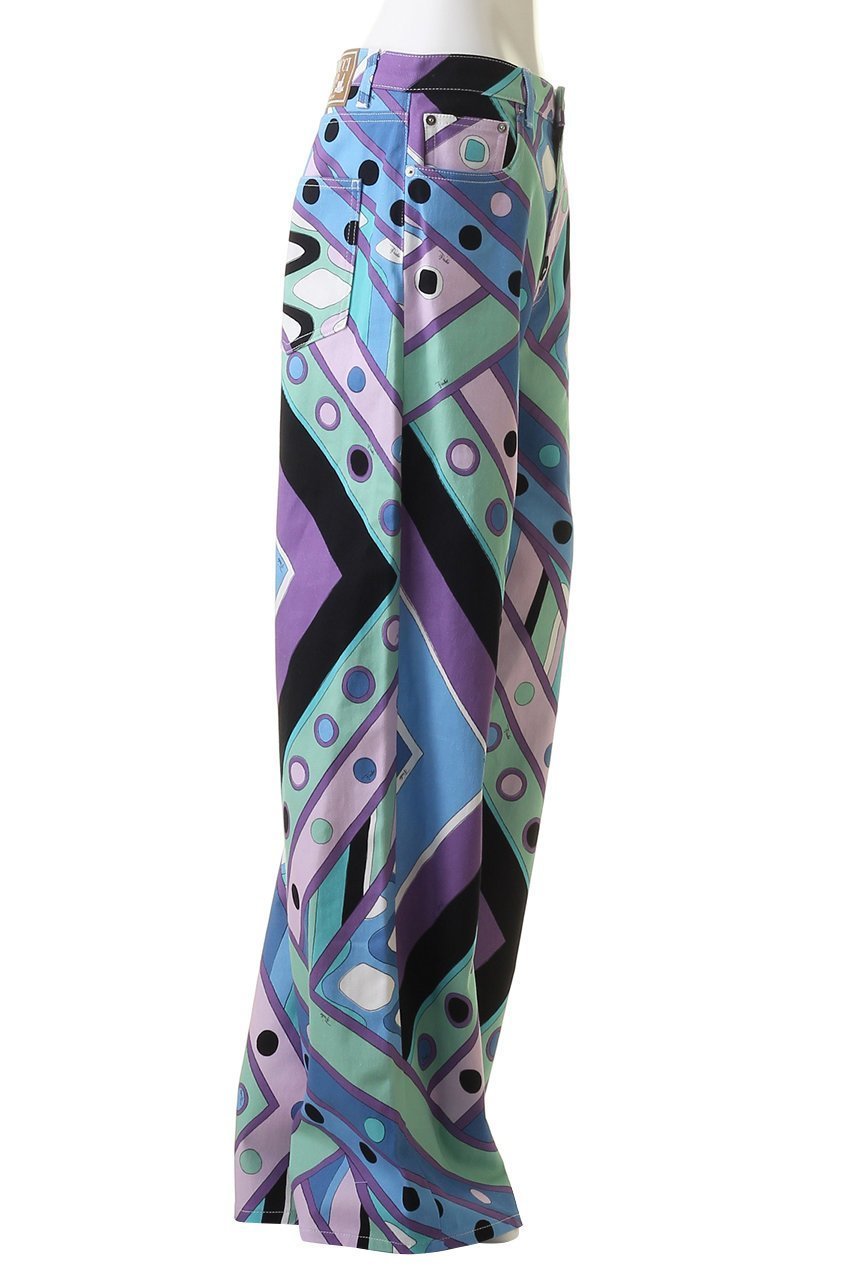 【プッチ/PUCCI】のプリントパンツ 人気、トレンドファッション・服の通販 founy(ファニー) 　ファッション　Fashion　レディースファッション　Fashion for Women　パンツ　Pants & Trousers　エレガント 上品　Elegant　シンプル　Simple, Minimal　ストレート　Straight, Straight Cut　パーティ　Party, Party Style　ファブリック　Fabric, Textile　プリント　Print, Printed Pattern　ワイド　Wide, Wide Fit　other-3|ID: prp329100004605832 ipo3291000000032820635