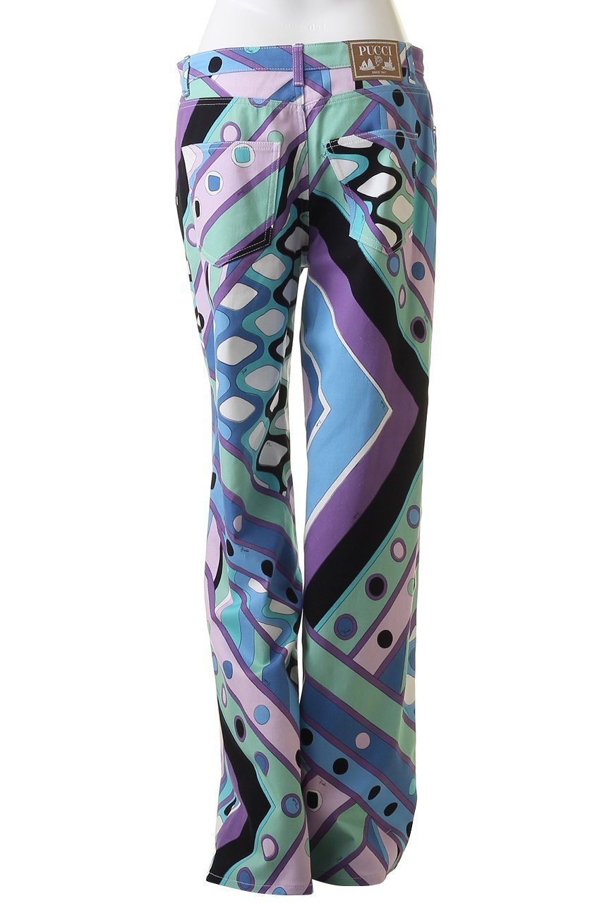 【プッチ/PUCCI】のプリントパンツ 人気、トレンドファッション・服の通販 founy(ファニー) 　ファッション　Fashion　レディースファッション　Fashion for Women　パンツ　Pants & Trousers　エレガント 上品　Elegant　シンプル　Simple, Minimal　ストレート　Straight, Straight Cut　パーティ　Party, Party Style　ファブリック　Fabric, Textile　プリント　Print, Printed Pattern　ワイド　Wide, Wide Fit　other-4|ID: prp329100004605832 ipo3291000000032820636
