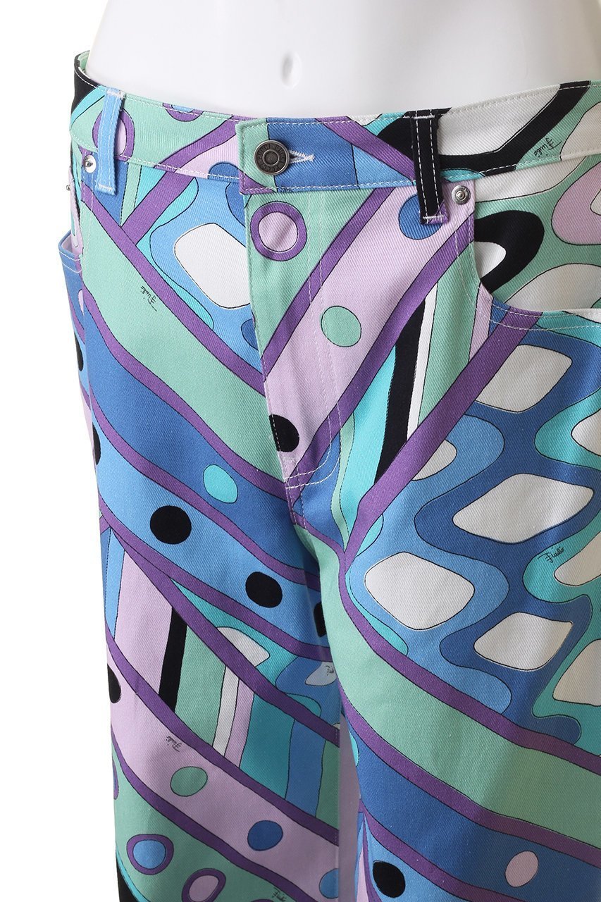 【プッチ/PUCCI】のプリントパンツ 人気、トレンドファッション・服の通販 founy(ファニー) 　ファッション　Fashion　レディースファッション　Fashion for Women　パンツ　Pants & Trousers　エレガント 上品　Elegant　シンプル　Simple, Minimal　ストレート　Straight, Straight Cut　パーティ　Party, Party Style　ファブリック　Fabric, Textile　プリント　Print, Printed Pattern　ワイド　Wide, Wide Fit　other-5|ID: prp329100004605832 ipo3291000000032820637