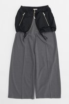 【プランク プロジェクト/PRANK PROJECT】のレイヤードワイドパンツ / Layered Wide Pants BLK(ブラック)|ID: prp329100004605833 ipo3291000000034423245