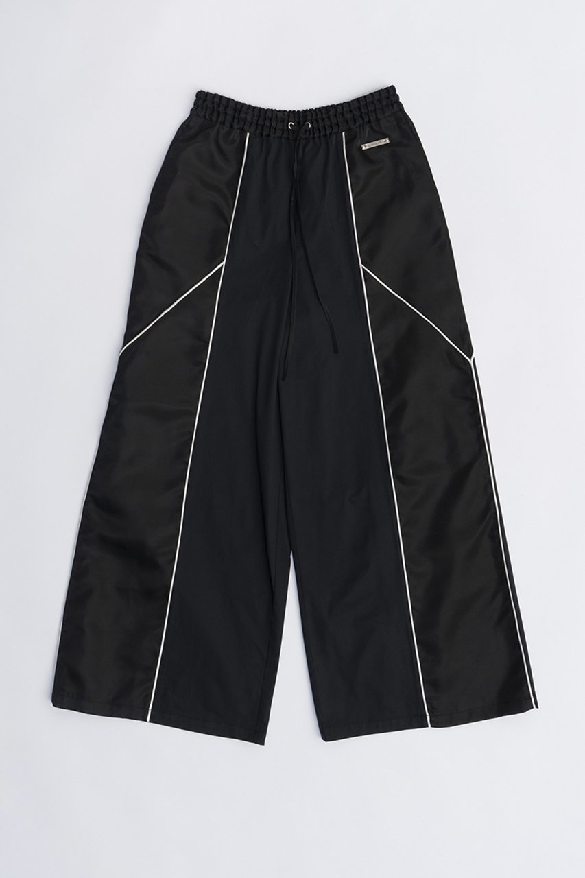 【プランク プロジェクト/PRANK PROJECT】のサテントラックパンツ / Satin Track Pants インテリア・キッズ・メンズ・レディースファッション・服の通販 founy(ファニー) 　ファッション　Fashion　レディースファッション　Fashion for Women　パンツ　Pants & Trousers　シンプル　Simple, Minimal　スウェット / スエット　Sweatshirt, Sweatwear　BLK(ブラック)|ID: prp329100004605835 ipo3291000000032820794