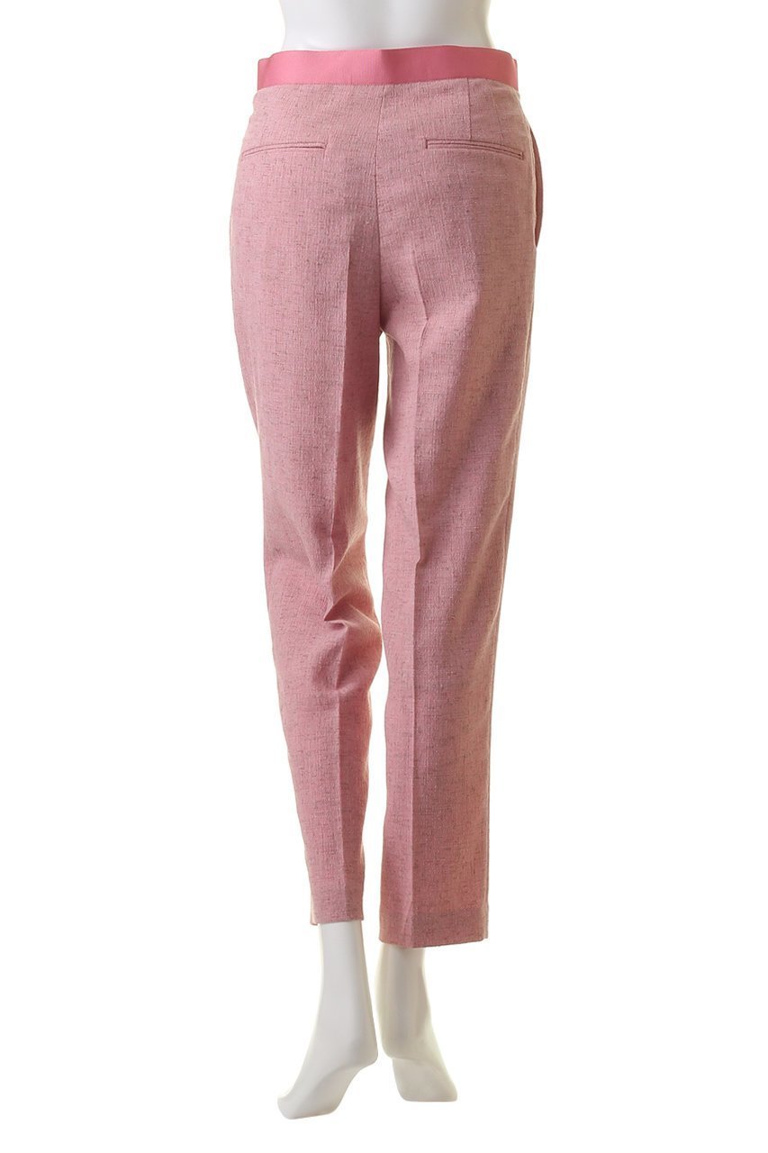 【デザイン ワークス/DESIGN WORKS】の【BEAUVET】ノータックテーパードパンツ 人気、トレンドファッション・服の通販 founy(ファニー) 　ファッション　Fashion　レディースファッション　Fashion for Women　パンツ　Pants & Trousers　スリム　Slim, Slim Fit　センター　Center, Center Line　ツイード　Twill, Twill Weave　other-4|ID: prp329100004605837 ipo3291000000032820874