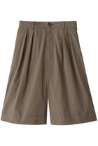 【スリー ドッツ/three dots】のソフトタイプライターショートパンツ カーキ|ID: prp329100004605841 ipo3291000000035056273