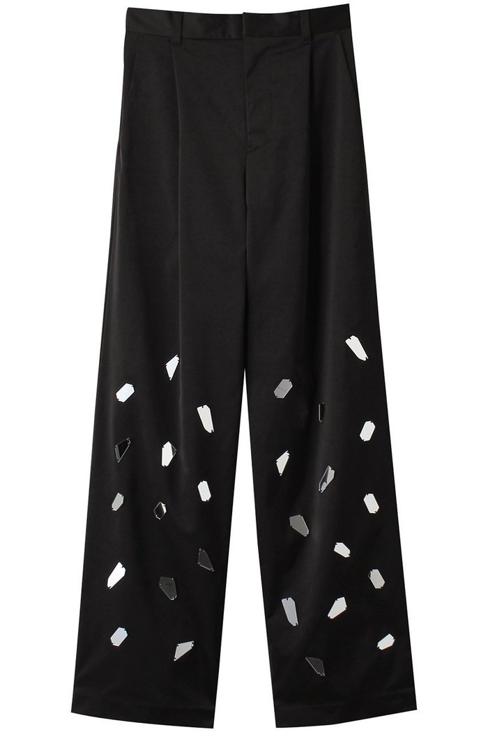【プランク プロジェクト/PRANK PROJECT】のミラーエンブリッシュパンツ / Mirror Embellished Pants インテリア・キッズ・メンズ・レディースファッション・服の通販 founy(ファニー) https://founy.com/ ファッション Fashion レディースファッション Fashion for Women パンツ Pants & Trousers おすすめ Recommended / Our Picks オケージョン Occasion Wear サテン Satin, Glossy Fabric セットアップ Set-Up, Coordinated Outfit テーパード Tapered, Tapered Pants エレガント 上品 Elegant |ID: prp329100004605843 ipo3291000000032821047