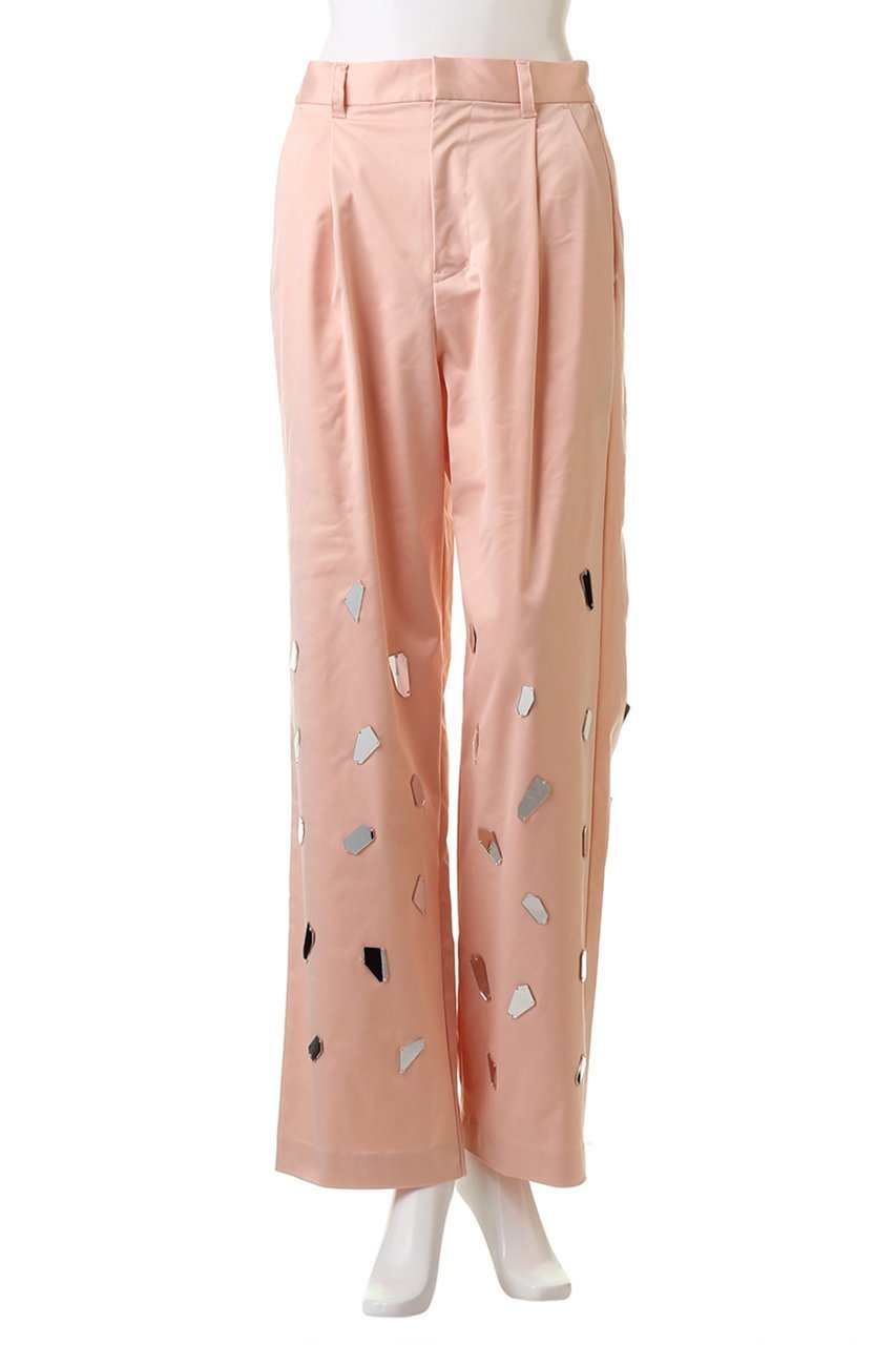 【プランク プロジェクト/PRANK PROJECT】のミラーエンブリッシュパンツ / Mirror Embellished Pants 人気、トレンドファッション・服の通販 founy(ファニー) 　ファッション　Fashion　レディースファッション　Fashion for Women　パンツ　Pants & Trousers　おすすめ　Recommended / Our Picks　オケージョン　Occasion Wear　サテン　Satin, Glossy Fabric　セットアップ　Set-Up, Coordinated Outfit　テーパード　Tapered, Tapered Pants　エレガント 上品　Elegant　other-2|ID: prp329100004605843 ipo3291000000032821050