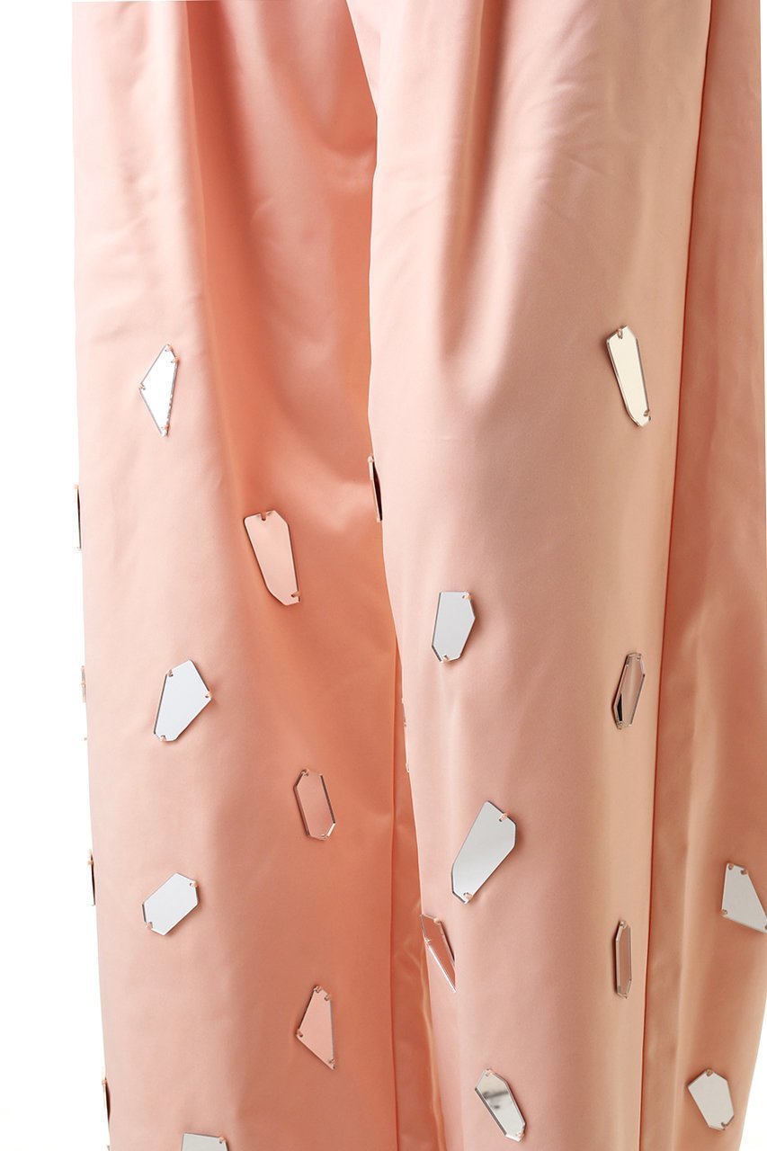 【プランク プロジェクト/PRANK PROJECT】のミラーエンブリッシュパンツ / Mirror Embellished Pants 人気、トレンドファッション・服の通販 founy(ファニー) 　ファッション　Fashion　レディースファッション　Fashion for Women　パンツ　Pants & Trousers　おすすめ　Recommended / Our Picks　オケージョン　Occasion Wear　サテン　Satin, Glossy Fabric　セットアップ　Set-Up, Coordinated Outfit　テーパード　Tapered, Tapered Pants　エレガント 上品　Elegant　other-5|ID: prp329100004605843 ipo3291000000032821053