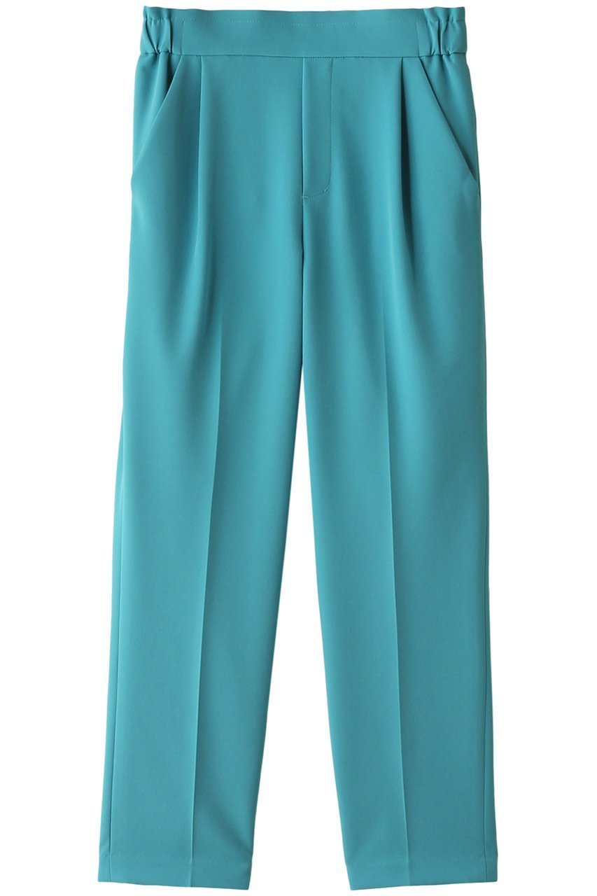 【エリオポール/heliopole】のダブルクロステーパードパンツ インテリア・キッズ・メンズ・レディースファッション・服の通販 founy(ファニー) 　ファッション　Fashion　レディースファッション　Fashion for Women　パンツ　Pants & Trousers　おすすめ　Recommended / Our Picks　センター　Center, Center Line　ダブル　Double, Double-Breasted　ドレープ　Drape, Draping Fabric　エレガント 上品　Elegant　ブルー|ID: prp329100004605844 ipo3291000000035469310