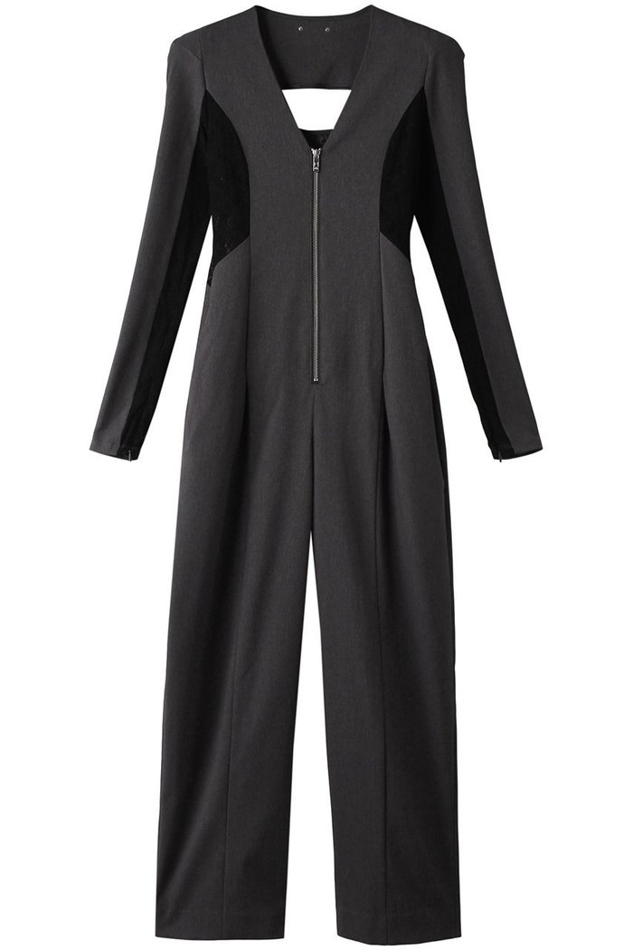 【プランク プロジェクト/PRANK PROJECT】のポインテッドショルダーオールインワン / Pointed Shoulder All-in-one インテリア・キッズ・メンズ・レディースファッション・服の通販 founy(ファニー) https://founy.com/ ファッション Fashion レディースファッション Fashion for Women パンツ Pants & Trousers おすすめ Recommended / Our Picks シンプル Simple, Minimal ストレッチ Stretch, Stretchy Fabric スーツ Suit, Formalwear レース Lace, Lace Fabric |ID: prp329100004605845 ipo3291000000035056077