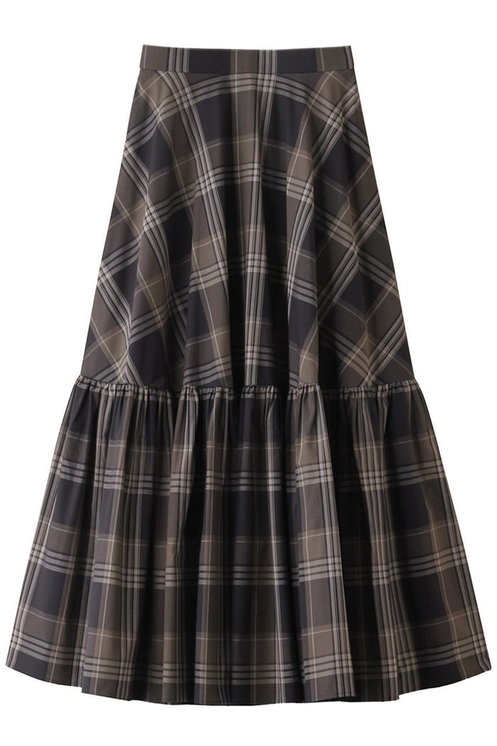 【カレンソロジー/Curensology】のチェックティアードスカート インテリア・キッズ・メンズ・レディースファッション・服の通販 founy(ファニー) https://founy.com/ ファッション Fashion レディースファッション Fashion for Women スカート Skirts ティアードスカート Tiered Skirts ロングスカート Long Skirts / Maxi & Midi Skirts おすすめ Recommended / Our Picks ギャザー Gathered, Ruffled シンプル Simple, Minimal チェック Check, Plaid, Tartan ロマンティック Romantic, Feminine Style ロング Long, Long-Length |ID: prp329100004605864 ipo3291000000032822528