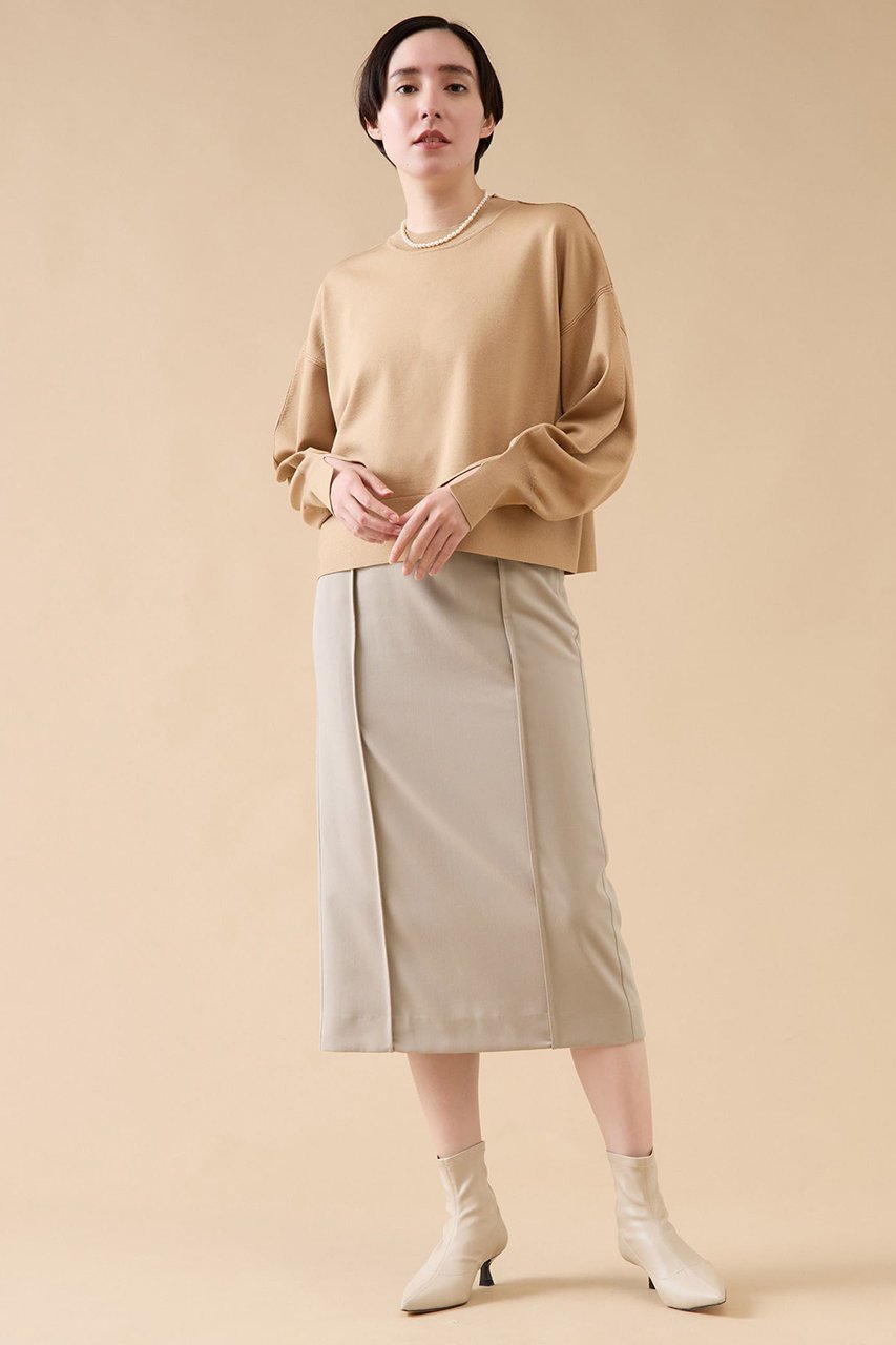 【マルティニーク/martinique】の梳毛ストレートスカート 人気、トレンドファッション・服の通販 founy(ファニー) 　ファッション　Fashion　レディースファッション　Fashion for Women　スカート　Skirts　おすすめ　Recommended / Our Picks　シンプル　Simple, Minimal　スタンダード　Standard, Basic　ストレート　Straight, Straight Cut　ツイル　Twist, Twisted Detail　ビジネス 仕事 通勤　Business / Work / Commuting　other-4|ID: prp329100004605865 ipo3291000000035730947