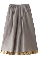 【デザイン ワークス/DESIGN WORKS】のBEAUVET シャイニージャカードギャザースカート ベージュ|ID: prp329100004605870 ipo3291000000034958255