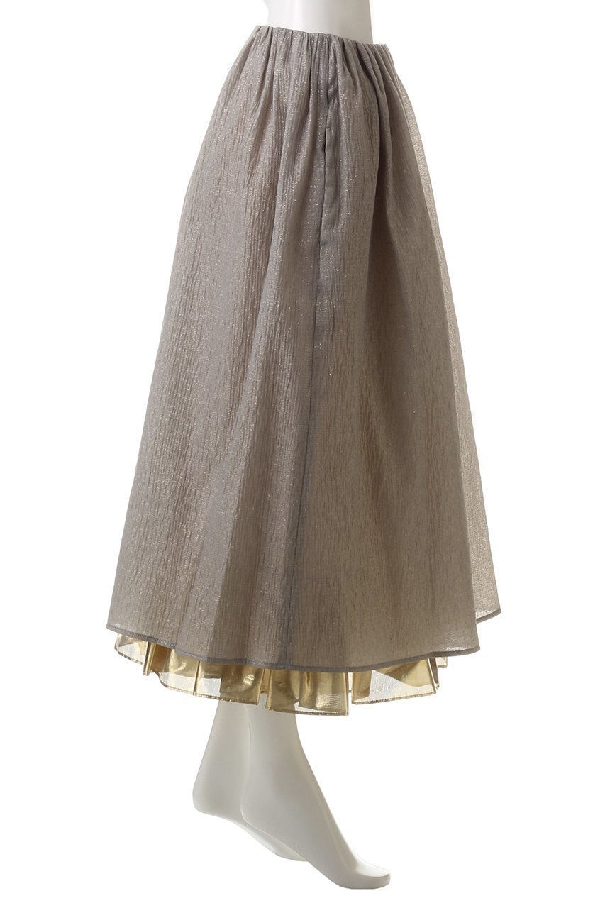 【デザイン ワークス/DESIGN WORKS】のBEAUVET シャイニージャカードギャザースカート 人気、トレンドファッション・服の通販 founy(ファニー) 　ファッション　Fashion　レディースファッション　Fashion for Women　スカート　Skirts　ロングスカート　Long Skirts / Maxi & Midi Skirts　ギャザー　Gathered, Ruffled　シャイニー　Shiny, Glossy Finish　ジャカード／ジャガード　Jacquard, Woven Pattern　ロング　Long, Long-Length　other-3|ID: prp329100004605870 ipo3291000000035550897