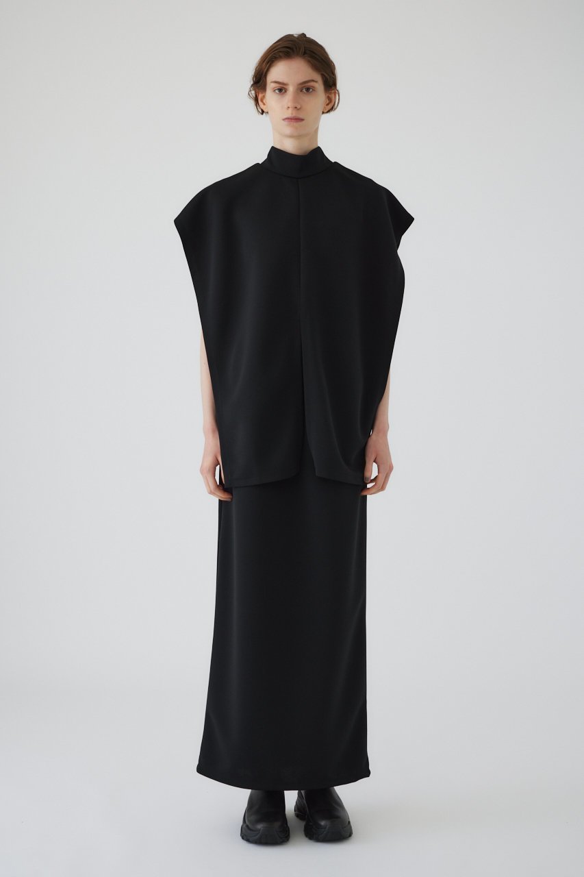 【リムアーク/RIM.ARK】のAsymmetry cape & sk set/セットアイテム インテリア・キッズ・メンズ・レディースファッション・服の通販 founy(ファニー) 　ファッション　Fashion　レディースファッション　Fashion for Women　スカート　Skirts　ロングスカート　Long Skirts / Maxi & Midi Skirts　セットアップ　Set-Up, Coordinated Outfit　リラックス　Relax, Relaxed Fit　ロング　Long, Long-Length　エレガント 上品　Elegant　ブラック|ID: prp329100004605872 ipo3291000000032822885