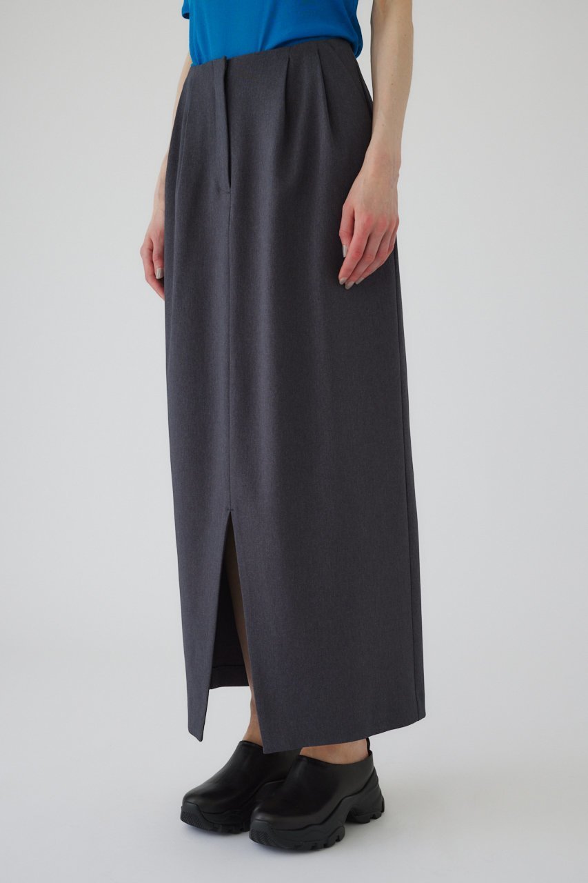 【リムアーク/RIM.ARK】のDouble tuck low SK/スカート 人気、トレンドファッション・服の通販 founy(ファニー) 　ファッション　Fashion　レディースファッション　Fashion for Women　スカート　Skirts　ロングスカート　Long Skirts / Maxi & Midi Skirts　スリット　Slit, Slit Detail　セットアップ　Set-Up, Coordinated Outfit　バランス　Balance, Style Balance　フォーマル　Formal, Dressy　フロント　Front, Front Design　ロング　Long, Long-Length　other-2|ID: prp329100004605873 ipo3291000000032822918