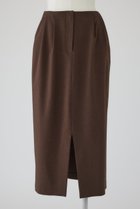【リムアーク/RIM.ARK】のDouble tuck low SK/スカート 人気、トレンドファッション・服の通販 founy(ファニー) ファッション Fashion レディースファッション Fashion for Women スカート Skirts ロングスカート Long Skirts / Maxi & Midi Skirts スリット Slit, Slit Detail セットアップ Set-Up, Coordinated Outfit バランス Balance, Style Balance フォーマル Formal, Dressy フロント Front, Front Design ロング Long, Long-Length thumbnail ブラウン|ID: prp329100004605873 ipo3291000000034970764