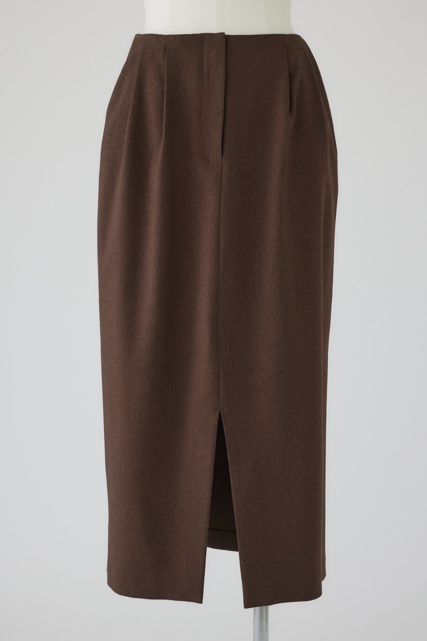 【リムアーク/RIM.ARK】のDouble tuck low SK/スカート インテリア・キッズ・メンズ・レディースファッション・服の通販 founy(ファニー) 　ファッション　Fashion　レディースファッション　Fashion for Women　スカート　Skirts　ロングスカート　Long Skirts / Maxi & Midi Skirts　スリット　Slit, Slit Detail　セットアップ　Set-Up, Coordinated Outfit　バランス　Balance, Style Balance　フォーマル　Formal, Dressy　フロント　Front, Front Design　ロング　Long, Long-Length　ブラウン|ID: prp329100004605873 ipo3291000000034970764