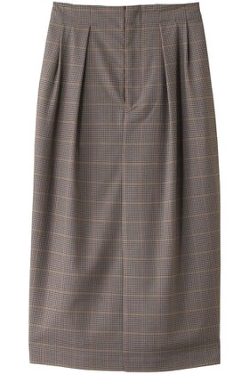 【エリオポール/heliopole】 チェックコクーンスカート人気、トレンドファッション・服の通販 founy(ファニー) ファッション Fashion レディースファッション Fashion for Women スカート Skirts ロングスカート Long Skirts / Maxi & Midi Skirts チェック Check, Plaid, Tartan ロング Long, Long-Length エレガント 上品 Elegant |ID:prp329100004605874