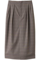 【エリオポール/heliopole】のチェックコクーンスカート 人気、トレンドファッション・服の通販 founy(ファニー) ファッション Fashion レディースファッション Fashion for Women スカート Skirts ロングスカート Long Skirts / Maxi & Midi Skirts チェック Check, Plaid, Tartan ロング Long, Long-Length エレガント 上品 Elegant thumbnail 004/グレーチェック|ID: prp329100004605874 ipo3291000000032822936