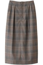 【エリオポール/heliopole】のチェックコクーンスカート 036/ブラウンチェック|ID: prp329100004605874 ipo3291000000035057153