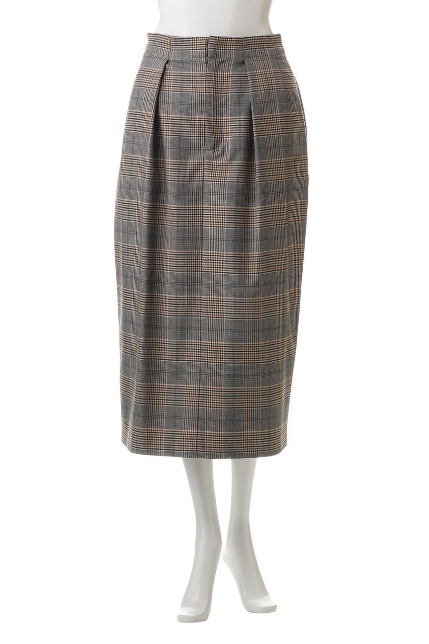 【エリオポール/heliopole】のチェックコクーンスカート 人気、トレンドファッション・服の通販 founy(ファニー) 　ファッション　Fashion　レディースファッション　Fashion for Women　スカート　Skirts　ロングスカート　Long Skirts / Maxi & Midi Skirts　チェック　Check, Plaid, Tartan　ロング　Long, Long-Length　エレガント 上品　Elegant　other-2|ID: prp329100004605874 ipo3291000000035057154