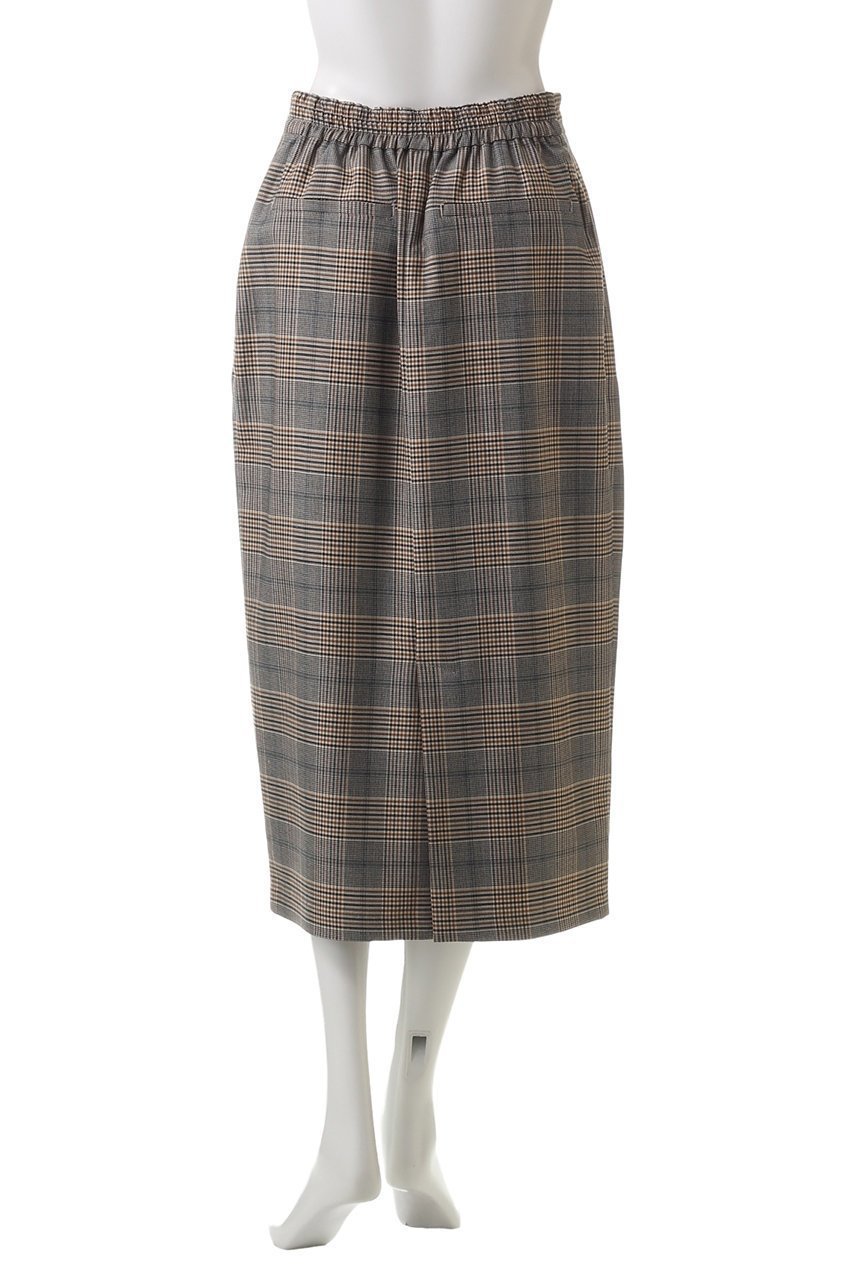 【エリオポール/heliopole】のチェックコクーンスカート 人気、トレンドファッション・服の通販 founy(ファニー) 　ファッション　Fashion　レディースファッション　Fashion for Women　スカート　Skirts　ロングスカート　Long Skirts / Maxi & Midi Skirts　チェック　Check, Plaid, Tartan　ロング　Long, Long-Length　エレガント 上品　Elegant　other-4|ID: prp329100004605874 ipo3291000000035057156