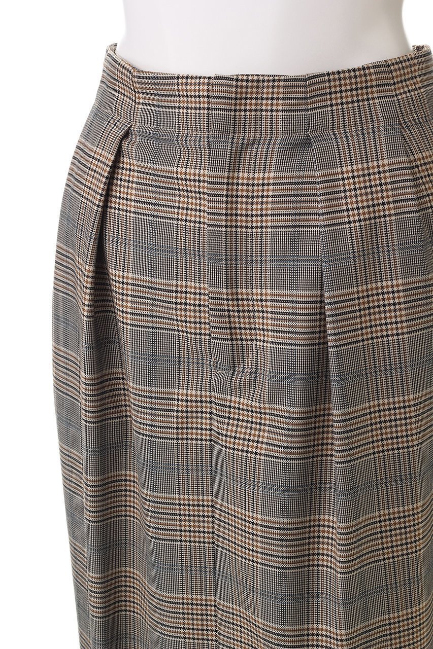 【エリオポール/heliopole】のチェックコクーンスカート 人気、トレンドファッション・服の通販 founy(ファニー) 　ファッション　Fashion　レディースファッション　Fashion for Women　スカート　Skirts　ロングスカート　Long Skirts / Maxi & Midi Skirts　チェック　Check, Plaid, Tartan　ロング　Long, Long-Length　エレガント 上品　Elegant　other-5|ID: prp329100004605874 ipo3291000000035057157