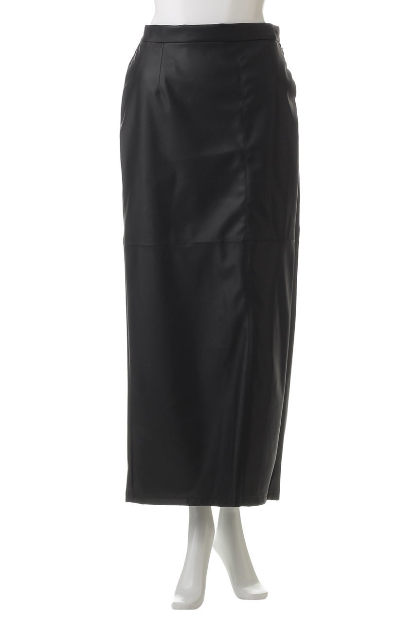 【ミディウミソリッド/MIDIUMISOLID】のsynthetic leather tight SK.M スカート 人気、トレンドファッション・服の通販 founy(ファニー) 　ファッション　Fashion　レディースファッション　Fashion for Women　スカート　Skirts　ロングスカート　Long Skirts / Maxi & Midi Skirts　おすすめ　Recommended / Our Picks　フェイクレザー　Faux Leather, PU Leather　ロング　Long, Long-Length　A/W・秋冬　Autumn/Winter　other-2|ID: prp329100004605875 ipo3291000000032823053