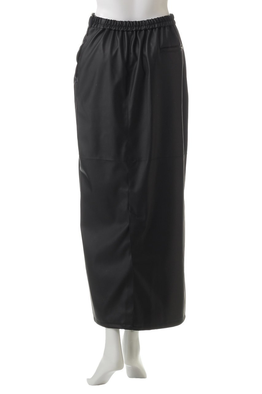 【ミディウミソリッド/MIDIUMISOLID】のsynthetic leather tight SK.M スカート 人気、トレンドファッション・服の通販 founy(ファニー) 　ファッション　Fashion　レディースファッション　Fashion for Women　スカート　Skirts　ロングスカート　Long Skirts / Maxi & Midi Skirts　おすすめ　Recommended / Our Picks　フェイクレザー　Faux Leather, PU Leather　ロング　Long, Long-Length　A/W・秋冬　Autumn/Winter　other-4|ID: prp329100004605875 ipo3291000000032823055