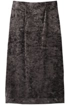 【エリオポール/heliopole】のCRUSHED ベロアタイトスカート 人気、トレンドファッション・服の通販 founy(ファニー) ファッション Fashion レディースファッション Fashion for Women スカート Skirts ロングスカート Long Skirts / Maxi & Midi Skirts クラッシュ Distressed, Crashed Style ベロア Velour, Soft Velvet ロング Long, Long-Length エレガント 上品 Elegant A/W・秋冬 Autumn/Winter thumbnail チャコールグレー|ID: prp329100004605876 ipo3291000000032823168