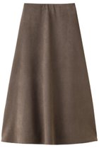 【ミディウミソリッド/MIDIUMISOLID】のsuede semi flare SK スカート 人気、トレンドファッション・服の通販 founy(ファニー) ファッション Fashion レディースファッション Fashion for Women スカート Skirts ロングスカート Long Skirts / Maxi & Midi Skirts ショート Short, Short Length トレンド Trend, Trending Now フレア Flare, Flared ロング Long, Long-Length A/W・秋冬 Autumn/Winter thumbnail beige|ID: prp329100004605877 ipo3291000000034970801