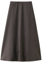 【ミディウミソリッド/MIDIUMISOLID】のsuede semi flare SK スカート 人気、トレンドファッション・服の通販 founy(ファニー) ファッション Fashion レディースファッション Fashion for Women スカート Skirts ロングスカート Long Skirts / Maxi & Midi Skirts ショート Short, Short Length トレンド Trend, Trending Now フレア Flare, Flared ロング Long, Long-Length A/W・秋冬 Autumn/Winter thumbnail gray|ID: prp329100004605877 ipo3291000000034970802