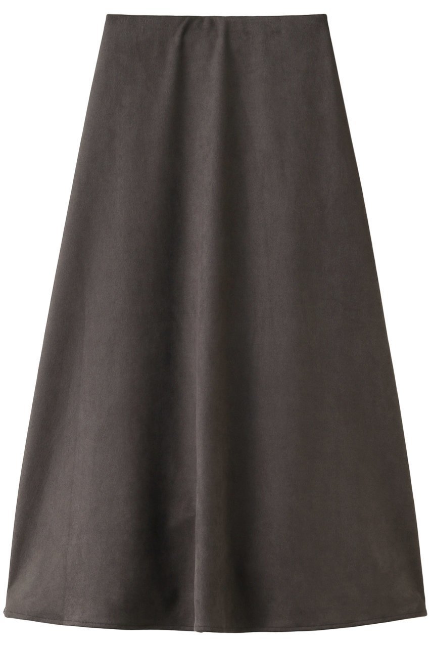 【ミディウミソリッド/MIDIUMISOLID】のsuede semi flare SK スカート インテリア・キッズ・メンズ・レディースファッション・服の通販 founy(ファニー) 　ファッション　Fashion　レディースファッション　Fashion for Women　スカート　Skirts　ロングスカート　Long Skirts / Maxi & Midi Skirts　ショート　Short, Short Length　トレンド　Trend, Trending Now　フレア　Flare, Flared　ロング　Long, Long-Length　A/W・秋冬　Autumn/Winter　gray|ID: prp329100004605877 ipo3291000000034970802