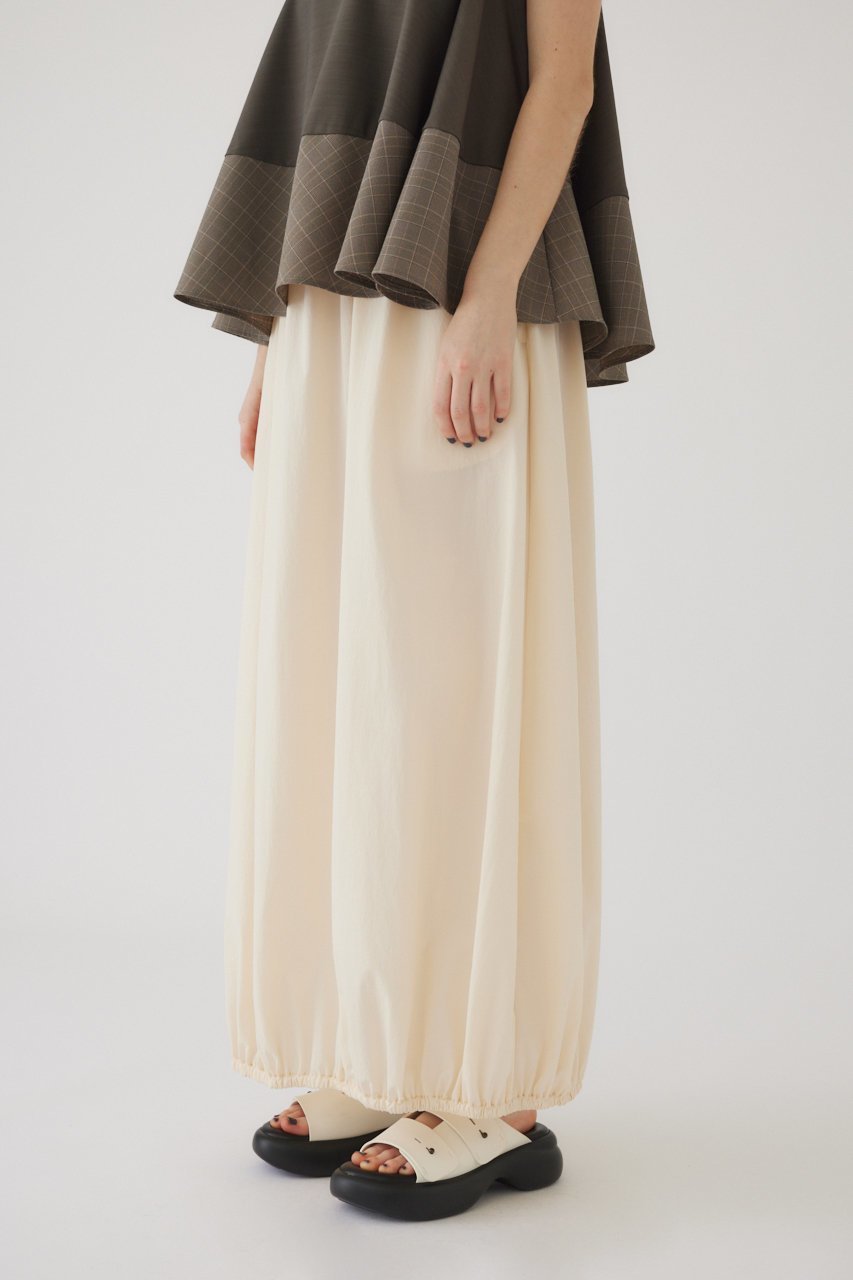 【リムアーク/RIM.ARK】のNylon maxi SK/スカート 人気、トレンドファッション・服の通販 founy(ファニー) 　ファッション　Fashion　レディースファッション　Fashion for Women　スカート　Skirts　ロングスカート　Long Skirts / Maxi & Midi Skirts　シンプル　Simple, Minimal　バルーン　Balloon, Balloon Silhouette　マキシ　Maxi, Full Length　リラックス　Relax, Relaxed Fit　ロング　Long, Long-Length　 other-1|ID: prp329100004605878 ipo3291000000032823266