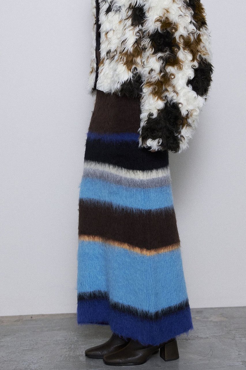 【メゾンスペシャル/MAISON SPECIAL】のMulti Border Tight Skirt/マルチボーダータイトスカート 人気、トレンドファッション・服の通販 founy(ファニー) 　ファッション　Fashion　レディースファッション　Fashion for Women　スカート　Skirts　ロングスカート　Long Skirts / Maxi & Midi Skirts　コンパクト　Compact, Small Size　セットアップ　Set-Up, Coordinated Outfit　ボーダー　Border, Stripe　ランダム　Random, Irregular　ロング　Long, Long-Length　other-8|ID: prp329100004605880 ipo3291000000034910274