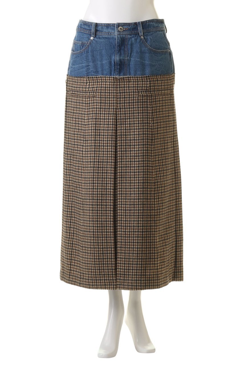 【メゾンスペシャル/MAISON SPECIAL】のTweed Layered Box Pleated Skirt/ツイードレイヤードボックスプリーツスカート 人気、トレンドファッション・服の通販 founy(ファニー) 　ファッション　Fashion　レディースファッション　Fashion for Women　スカート　Skirts　プリーツスカート / 上品フェミニンスタイル　Pleated Skirts　ロングスカート　Long Skirts / Maxi & Midi Skirts　コンビ　Combo, Combination Style　軽量　Lightweight, Ultra Light　サンダル　Sandals, Summer Shoes　ジャケット　Jacket, Outerwear　セットアップ　Set-Up, Coordinated Outfit　チェック　Check, Plaid, Tartan　デニム　Denim, Jeans Material　フェイクレザー　Faux Leather, PU Leather　モノトーン　Monotone, Black and White　ロング　Long, Long-Length　おすすめ　Recommended / Our Picks　other-2|ID: prp329100004605881 ipo3291000000032823495