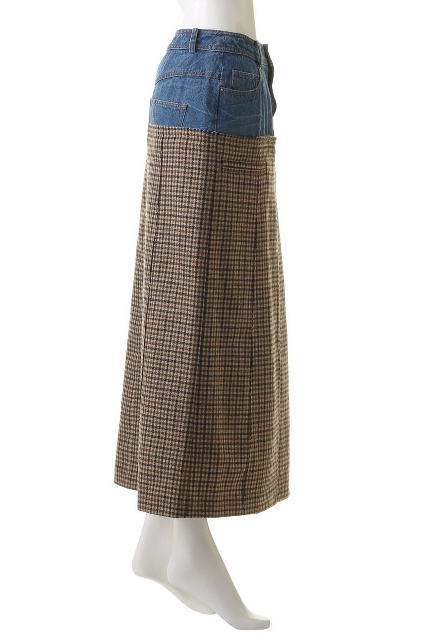 【メゾンスペシャル/MAISON SPECIAL】のTweed Layered Box Pleated Skirt/ツイードレイヤードボックスプリーツスカート 人気、トレンドファッション・服の通販 founy(ファニー) 　ファッション　Fashion　レディースファッション　Fashion for Women　スカート　Skirts　プリーツスカート / 上品フェミニンスタイル　Pleated Skirts　ロングスカート　Long Skirts / Maxi & Midi Skirts　コンビ　Combo, Combination Style　軽量　Lightweight, Ultra Light　サンダル　Sandals, Summer Shoes　ジャケット　Jacket, Outerwear　セットアップ　Set-Up, Coordinated Outfit　チェック　Check, Plaid, Tartan　デニム　Denim, Jeans Material　フェイクレザー　Faux Leather, PU Leather　モノトーン　Monotone, Black and White　ロング　Long, Long-Length　おすすめ　Recommended / Our Picks　other-3|ID: prp329100004605881 ipo3291000000032823496