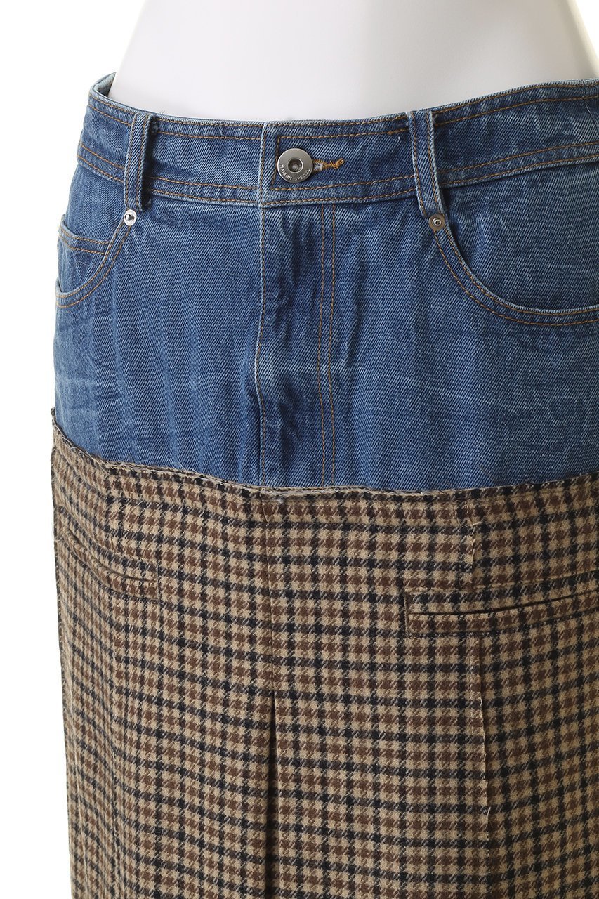 【メゾンスペシャル/MAISON SPECIAL】のTweed Layered Box Pleated Skirt/ツイードレイヤードボックスプリーツスカート 人気、トレンドファッション・服の通販 founy(ファニー) 　ファッション　Fashion　レディースファッション　Fashion for Women　スカート　Skirts　プリーツスカート / 上品フェミニンスタイル　Pleated Skirts　ロングスカート　Long Skirts / Maxi & Midi Skirts　コンビ　Combo, Combination Style　軽量　Lightweight, Ultra Light　サンダル　Sandals, Summer Shoes　ジャケット　Jacket, Outerwear　セットアップ　Set-Up, Coordinated Outfit　チェック　Check, Plaid, Tartan　デニム　Denim, Jeans Material　フェイクレザー　Faux Leather, PU Leather　モノトーン　Monotone, Black and White　ロング　Long, Long-Length　おすすめ　Recommended / Our Picks　other-5|ID: prp329100004605881 ipo3291000000032823498
