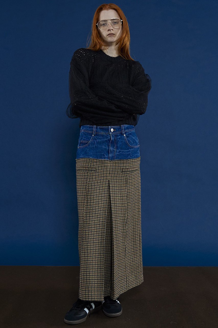 【メゾンスペシャル/MAISON SPECIAL】のTweed Layered Box Pleated Skirt/ツイードレイヤードボックスプリーツスカート 人気、トレンドファッション・服の通販 founy(ファニー) 　ファッション　Fashion　レディースファッション　Fashion for Women　スカート　Skirts　プリーツスカート / 上品フェミニンスタイル　Pleated Skirts　ロングスカート　Long Skirts / Maxi & Midi Skirts　コンビ　Combo, Combination Style　軽量　Lightweight, Ultra Light　サンダル　Sandals, Summer Shoes　ジャケット　Jacket, Outerwear　セットアップ　Set-Up, Coordinated Outfit　チェック　Check, Plaid, Tartan　デニム　Denim, Jeans Material　フェイクレザー　Faux Leather, PU Leather　モノトーン　Monotone, Black and White　ロング　Long, Long-Length　おすすめ　Recommended / Our Picks　other-8|ID: prp329100004605881 ipo3291000000032823501