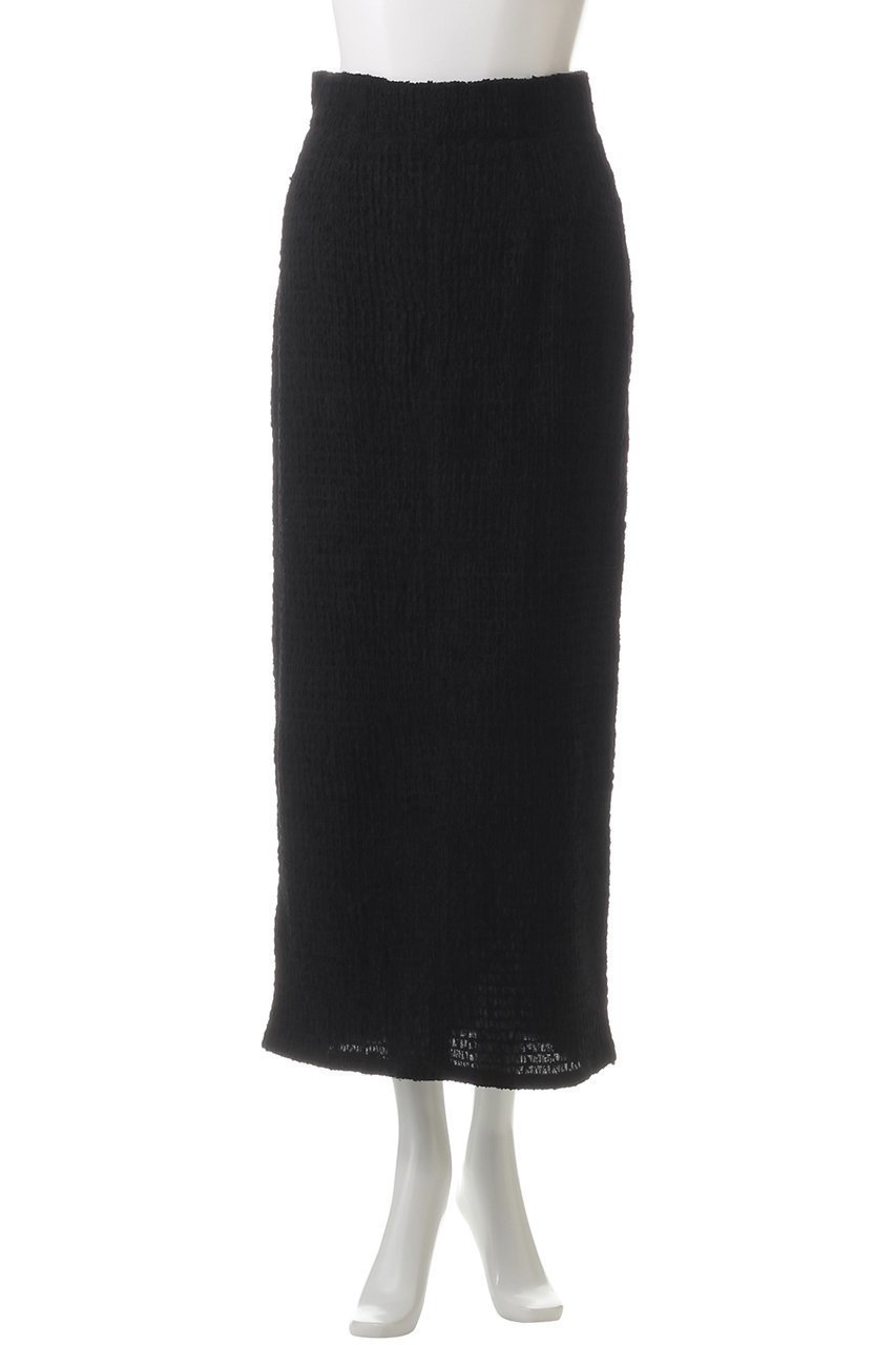 【マノフ/MANOF】のSHIRRING LACE NARROW SKIRT スカート 人気、トレンドファッション・服の通販 founy(ファニー) 　ファッション　Fashion　レディースファッション　Fashion for Women　スカート　Skirts　ロングスカート　Long Skirts / Maxi & Midi Skirts　シャーリング　Shirring, Ruched　シンプル　Simple, Minimal　ストレート　Straight, Straight Cut　レース　Lace, Lace Fabric　ロング　Long, Long-Length　other-2|ID: prp329100004605888 ipo3291000000034958227