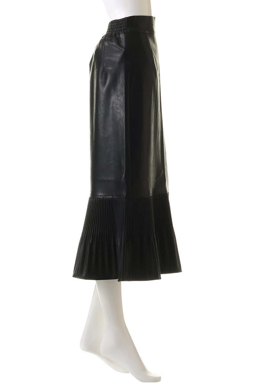 【マリリンムーン/MARILYN MOON】のプリーツフェイクレザースカート 人気、トレンドファッション・服の通販 founy(ファニー) 　ファッション　Fashion　レディースファッション　Fashion for Women　スカート　Skirts　ロングスカート　Long Skirts / Maxi & Midi Skirts　フェイクレザー　Faux Leather, PU Leather　プリーツ　Pleats, Pleated　マーメイド　Mermaid, Fishtail Silhouette　ロング　Long, Long-Length　other-3|ID: prp329100004605889 ipo3291000000032823990