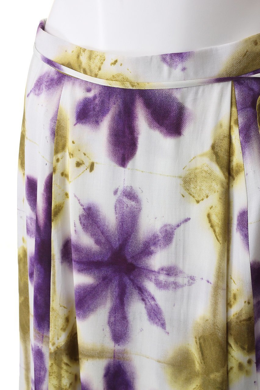 【ハウス オブ ロータス/HOUSE OF LOTUS】のタイダイプリントスカート 人気、トレンドファッション・服の通販 founy(ファニー) 　ファッション　Fashion　レディースファッション　Fashion for Women　スカート　Skirts　なめらか　Smooth, Silky Texture　イエロー　Yellow　オリエンタル　Oriental Pattern　パープル　Purple, Violet　フロント　Front, Front Design　プリント　Print, Printed Pattern　マーメイド　Mermaid, Fishtail Silhouette　ラップ　Wrap, Wrap Design　今季　This Season, Current Season　夏　Summer　春　Spring　S/S・春夏　SS, Spring/Summer, Warm Season　other-5|ID: prp329100004605892 ipo3291000000034952234