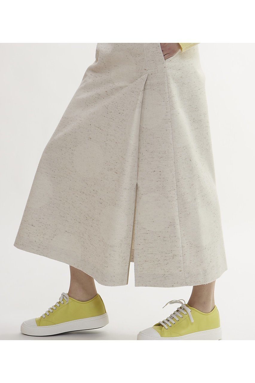 【プレインピープル/PLAIN PEOPLE】のドット柄ジャズネップジャガードAラインスカート 人気、トレンドファッション・服の通販 founy(ファニー) 　ファッション　Fashion　レディースファッション　Fashion for Women　スカート　Skirts　Aライン・フレアスカート　A-Line & Flared Skirts　ロングスカート　Long Skirts / Maxi & Midi Skirts　おすすめ　Recommended / Our Picks　アシンメトリー　Asymmetrical Style　ジャカード／ジャガード　Jacquard, Woven Pattern　スリット　Slit, Slit Detail　ドット　Polka Dot, Dot Pattern　ネップ　Nepp, Slub Yarn　ロング　Long, Long-Length　other-6|ID: prp329100004605894 ipo3291000000032824763