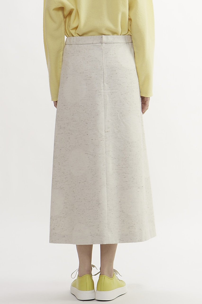 【プレインピープル/PLAIN PEOPLE】のドット柄ジャズネップジャガードAラインスカート 人気、トレンドファッション・服の通販 founy(ファニー) 　ファッション　Fashion　レディースファッション　Fashion for Women　スカート　Skirts　Aライン・フレアスカート　A-Line & Flared Skirts　ロングスカート　Long Skirts / Maxi & Midi Skirts　おすすめ　Recommended / Our Picks　アシンメトリー　Asymmetrical Style　ジャカード／ジャガード　Jacquard, Woven Pattern　スリット　Slit, Slit Detail　ドット　Polka Dot, Dot Pattern　ネップ　Nepp, Slub Yarn　ロング　Long, Long-Length　other-4|ID: prp329100004605894 ipo3291000000035042664