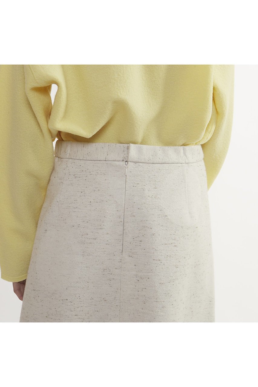 【プレインピープル/PLAIN PEOPLE】のドット柄ジャズネップジャガードAラインスカート 人気、トレンドファッション・服の通販 founy(ファニー) 　ファッション　Fashion　レディースファッション　Fashion for Women　スカート　Skirts　Aライン・フレアスカート　A-Line & Flared Skirts　ロングスカート　Long Skirts / Maxi & Midi Skirts　おすすめ　Recommended / Our Picks　アシンメトリー　Asymmetrical Style　ジャカード／ジャガード　Jacquard, Woven Pattern　スリット　Slit, Slit Detail　ドット　Polka Dot, Dot Pattern　ネップ　Nepp, Slub Yarn　ロング　Long, Long-Length　再入荷　Restock / Back in Stock　other-7|ID: prp329100004605894 ipo3291000000035682414